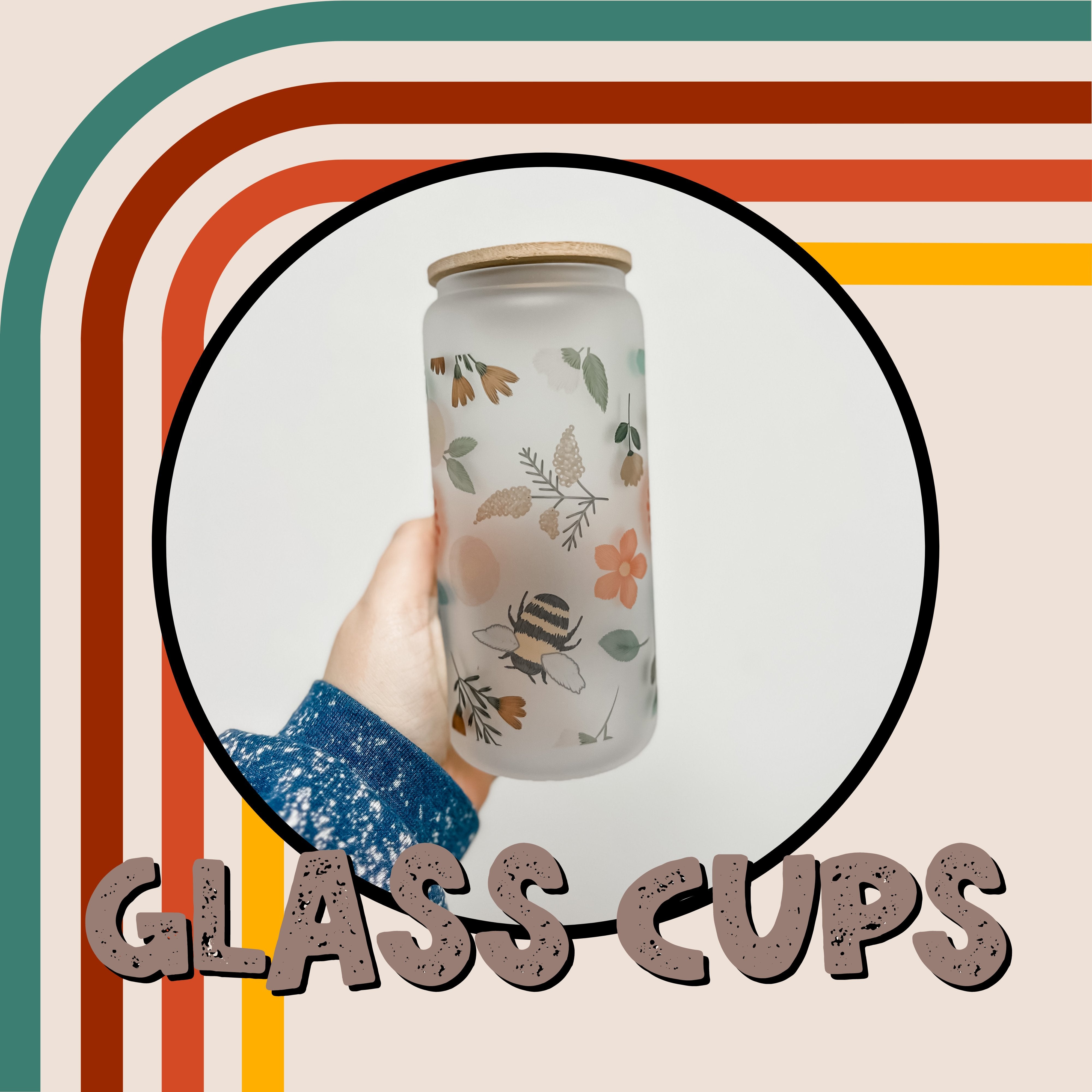 Glass Can Cups – Okie Gals Boutique