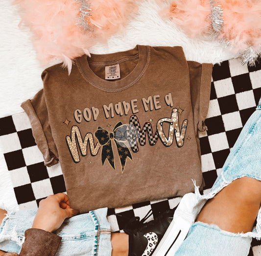 god made me a mama - neutrals