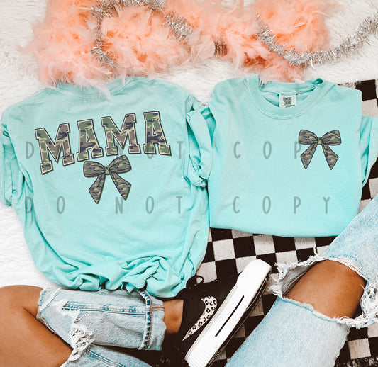 camo mama bow