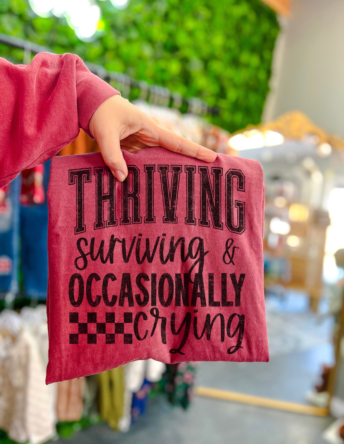 thriving, surviving, & occasionally crying