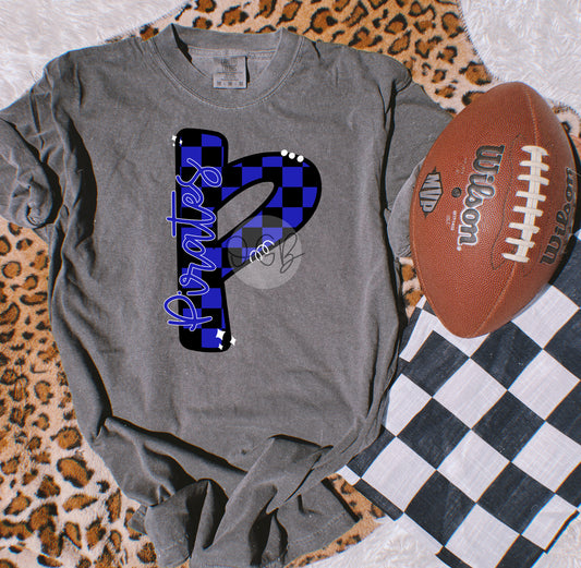 Checkered P - Pirates