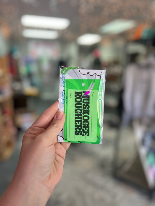 Roughers, Yellow Bag/Luggage Tags w/loop