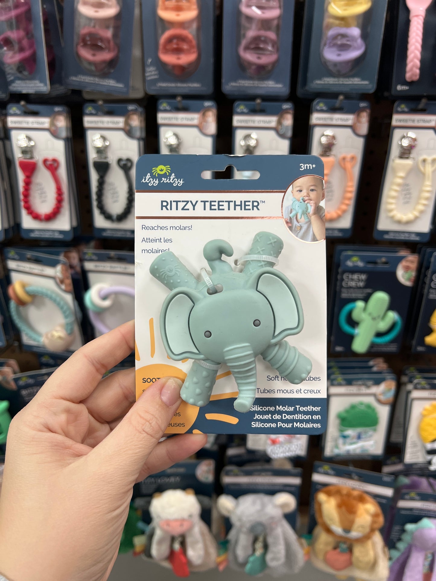 RITZY TEETHER- ELEPHANT