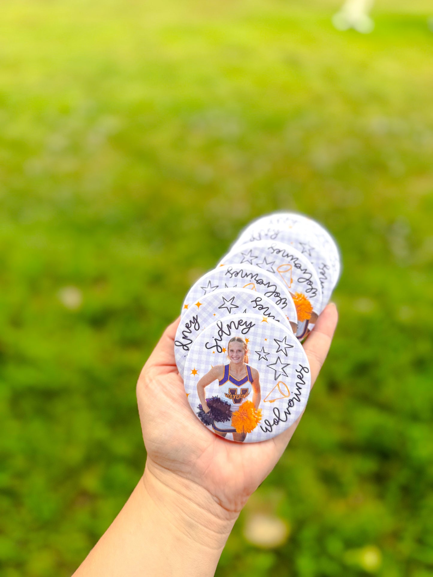 Custom Photo Buttons
