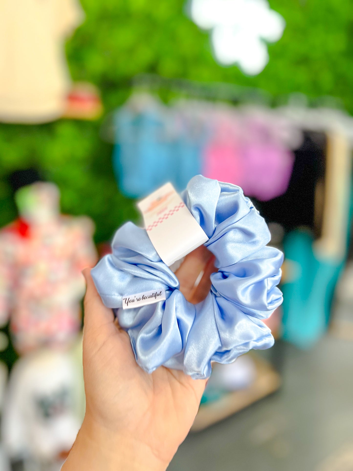 Periwinkle Blue Scrunchie