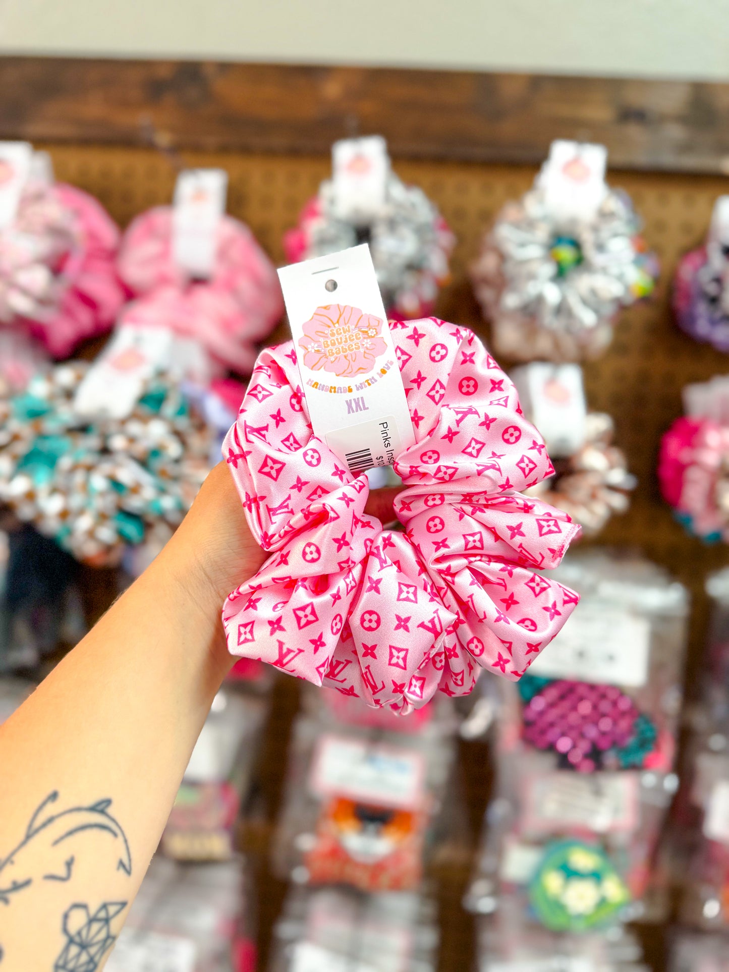 Pinks Inspired Scrunchie