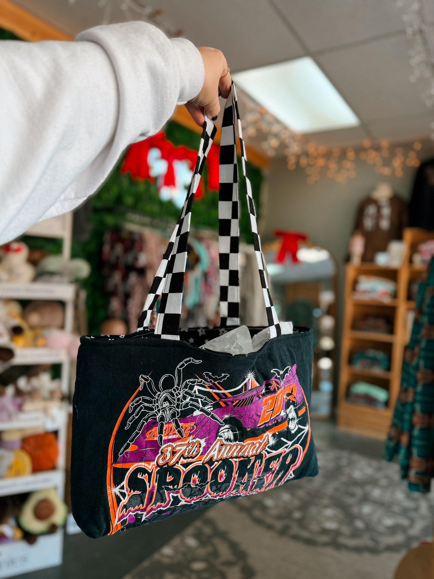 Upcycled Racing Tee Tote