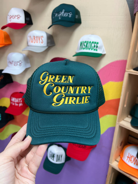 DK GR TRUCKER GREEN COUNTRY GIRLIE