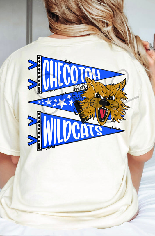 Checotah Wildcats | Pennant + Pocket