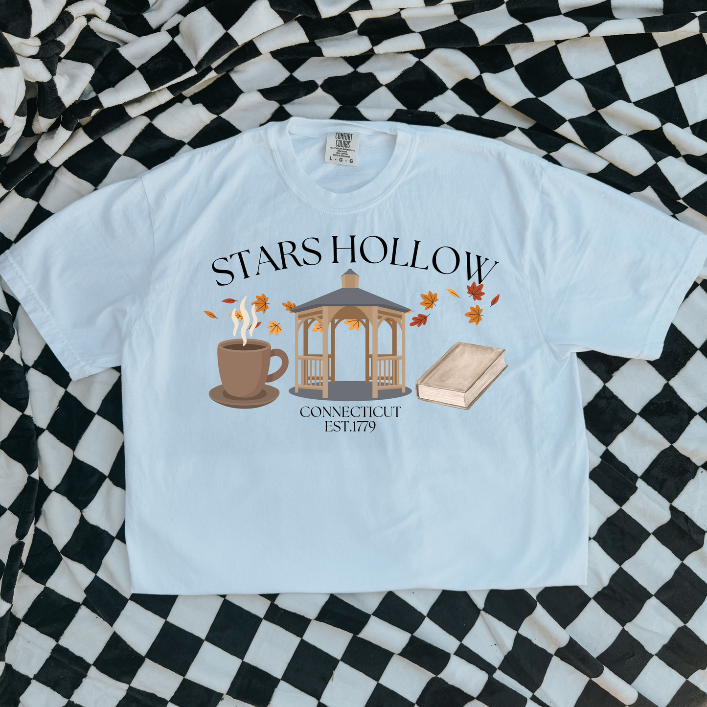 Stars Hollow {coffee,gazebo,book}