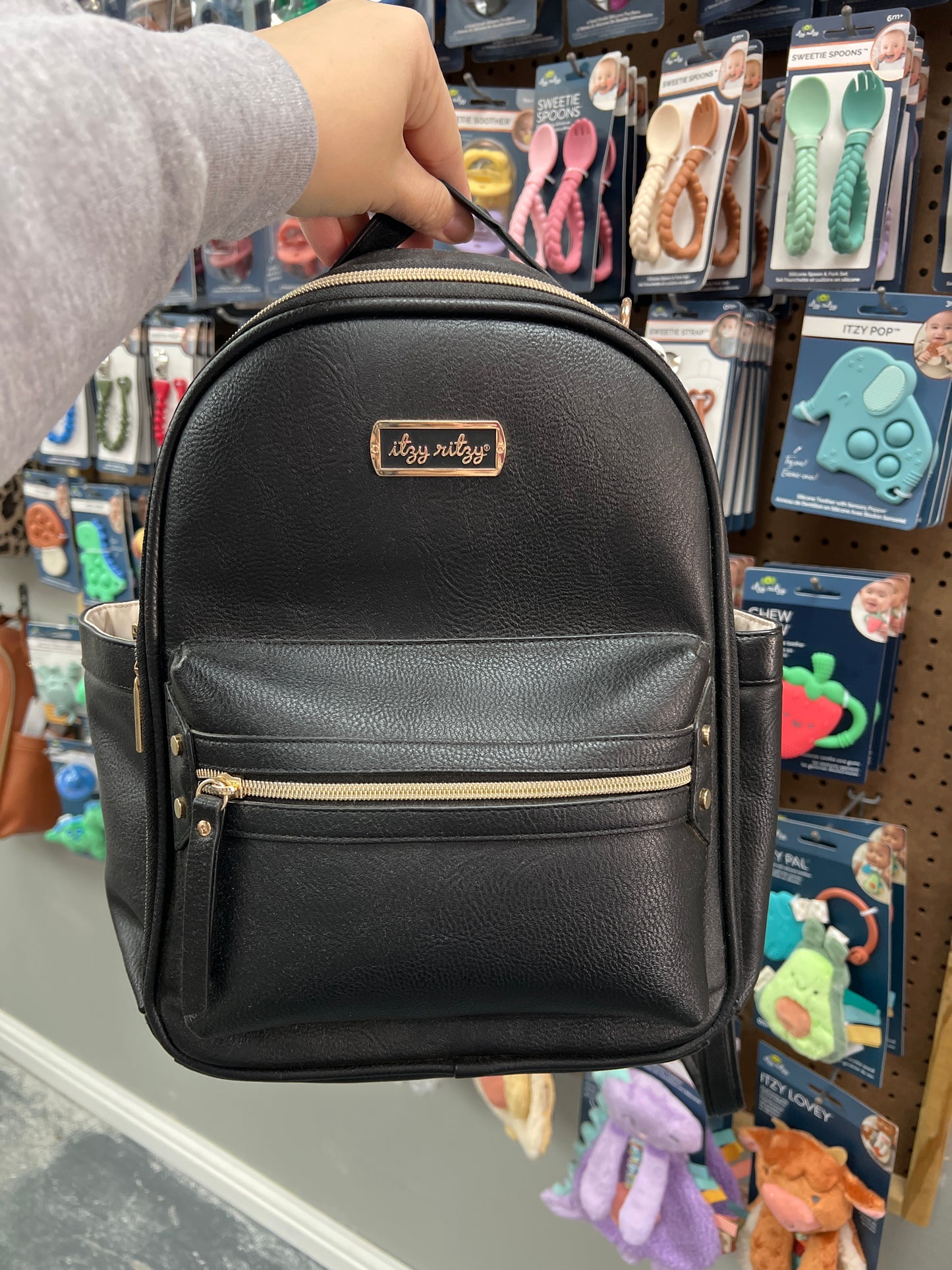 ITZY DIAPER BAG/ BLACK