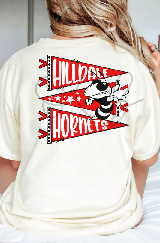 Hilldale Hornets - Pennant + Pocket