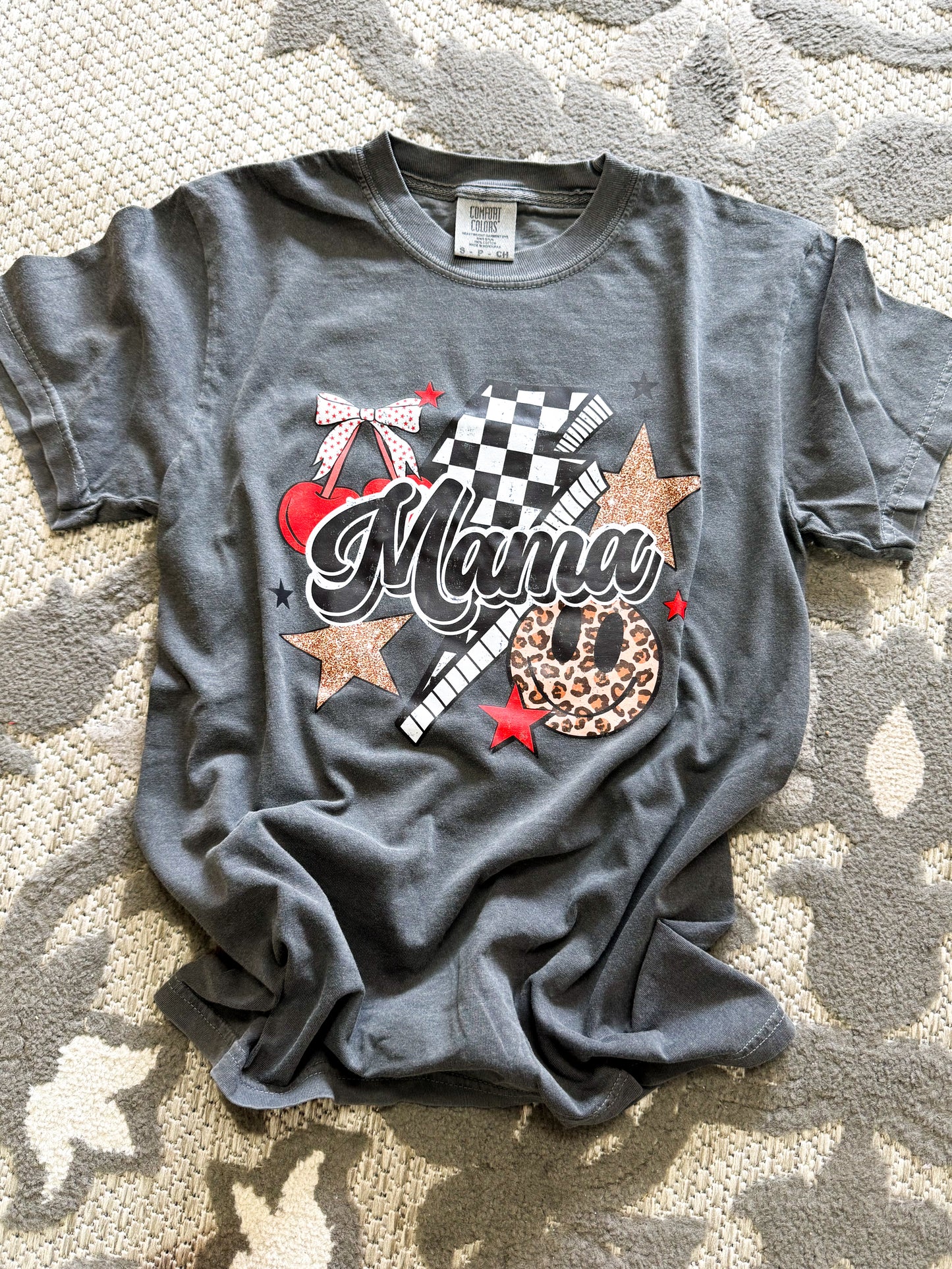 Checkered Bolt Mama - CC Pepper