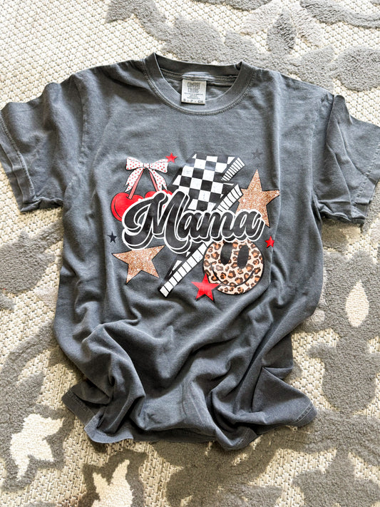 Checkered Bolt Mama - CC Pepper