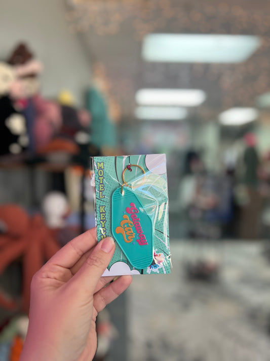 Getaway Car, Turq Motel Keychain