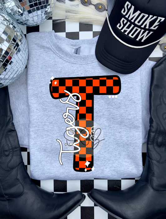 Checkered T + Tigers Bracelet