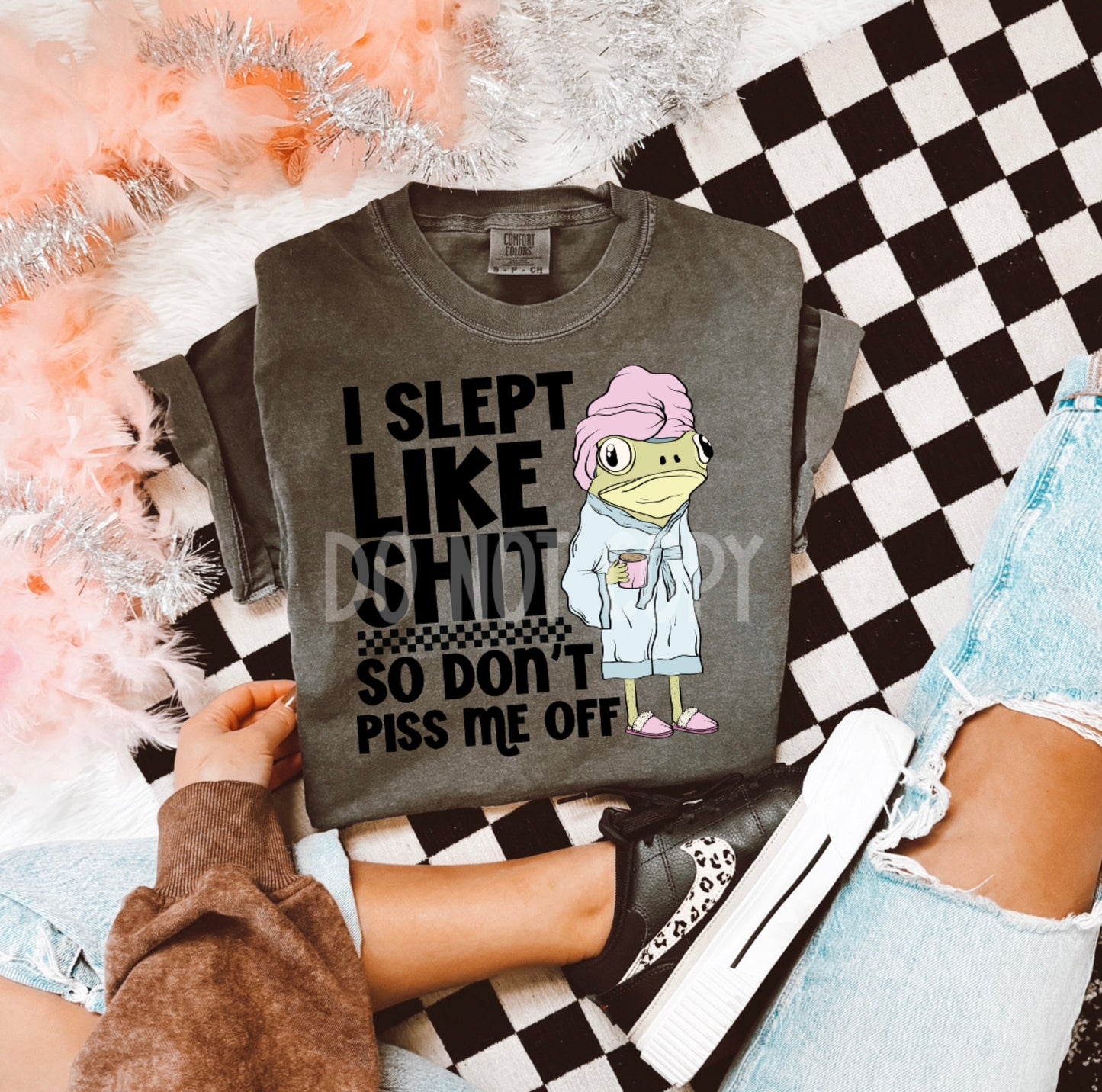 slept like shit