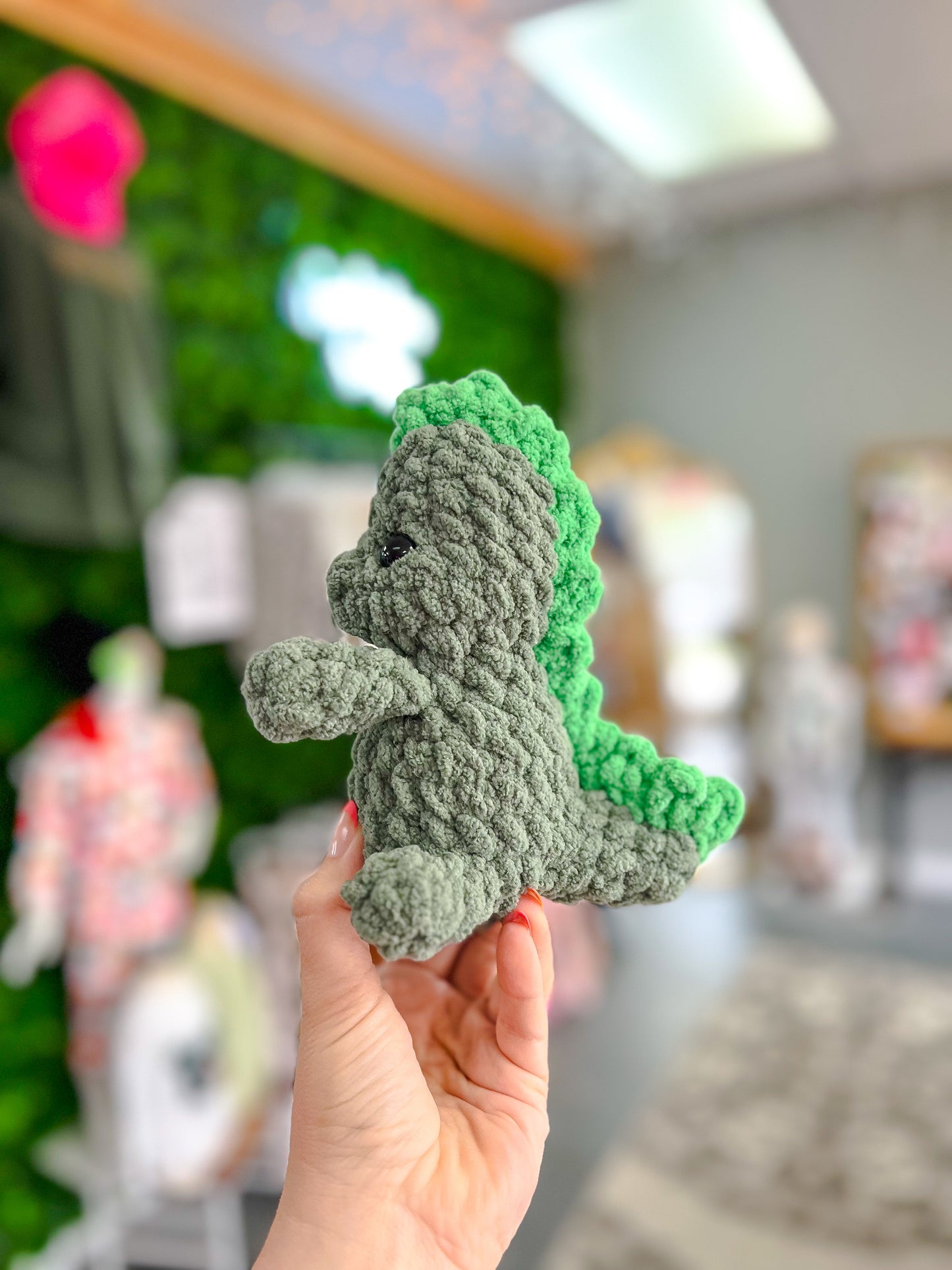 green bitsy dino