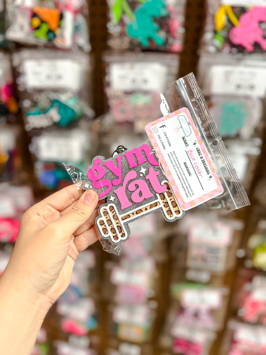 Gym Rat Leopard Barbell - Blue Collar