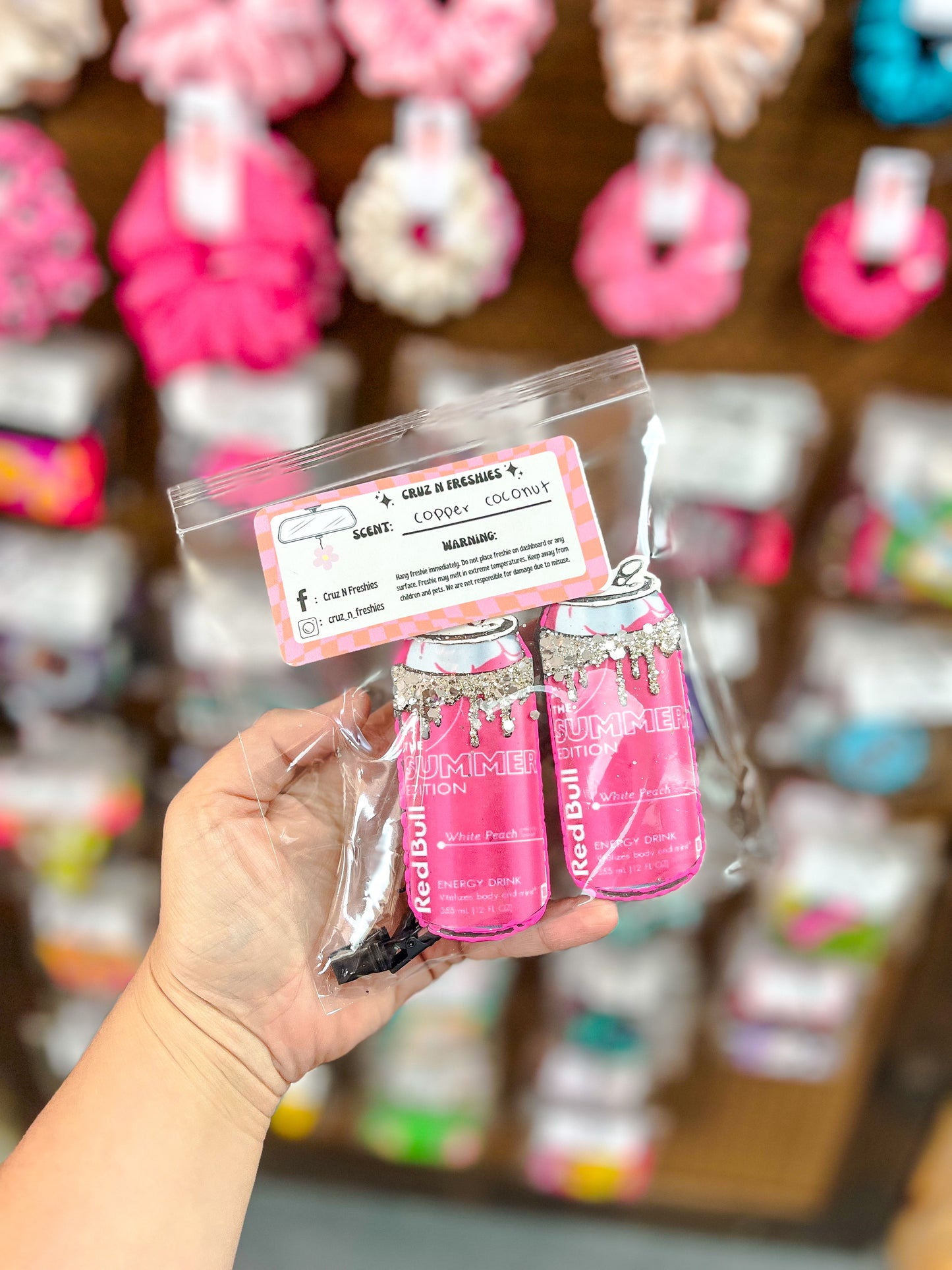 Red B u l l drip can {pink} VC - Copper Coconut