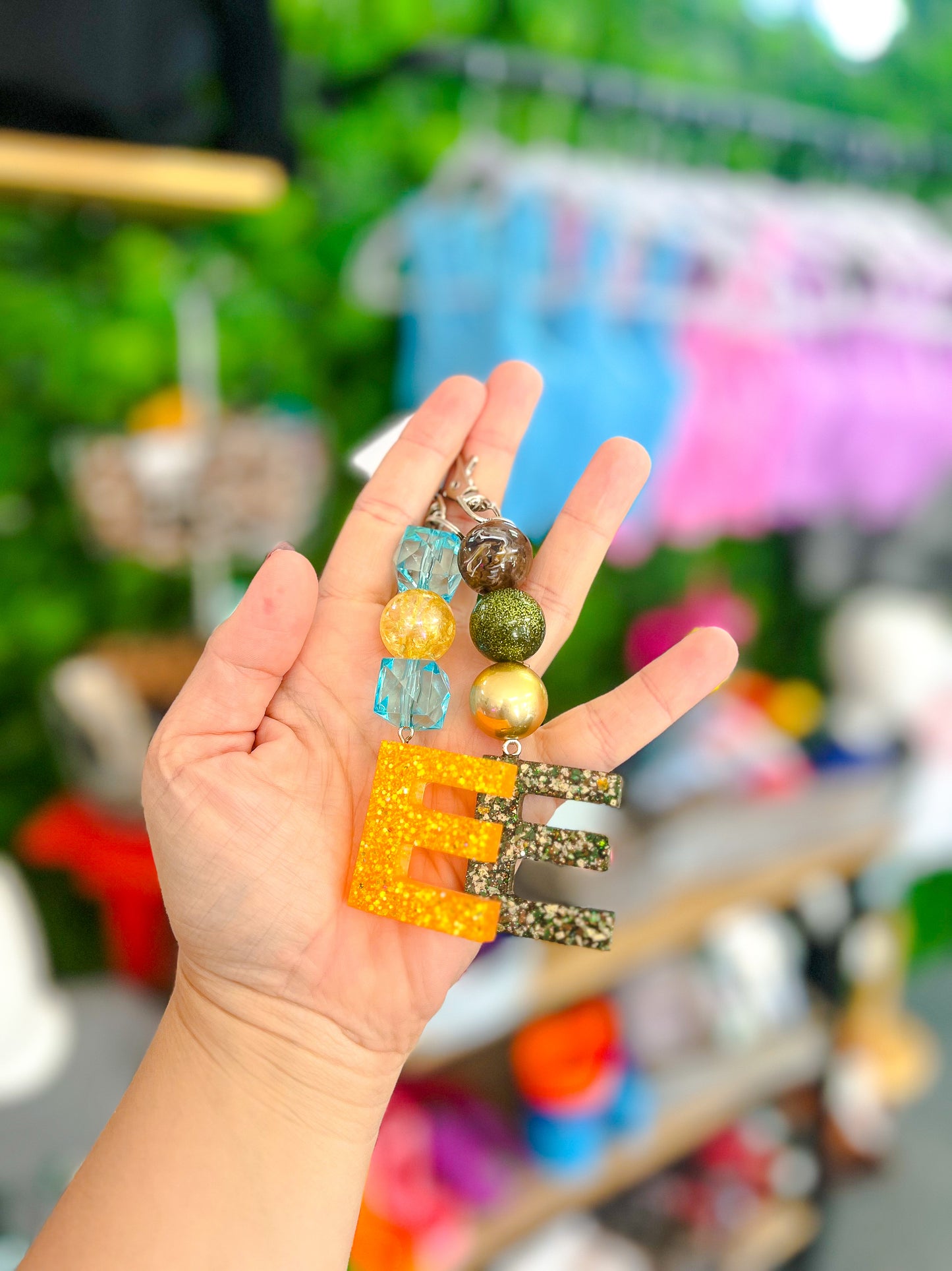 E {beaded keychain}