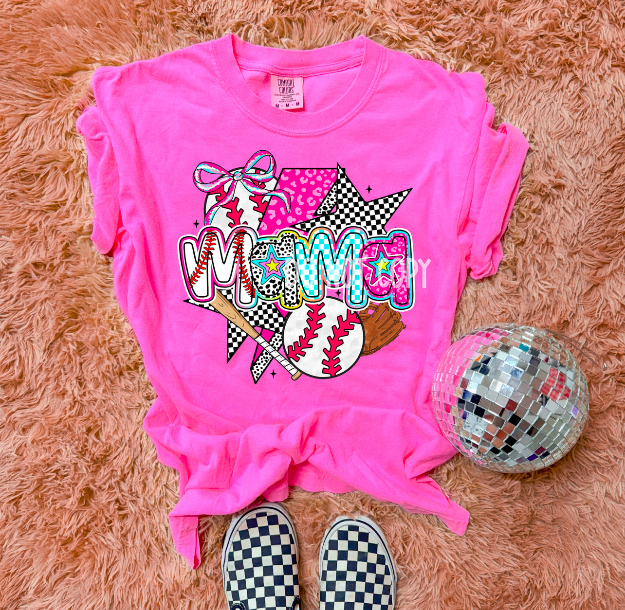 stars/bolts baseball mama