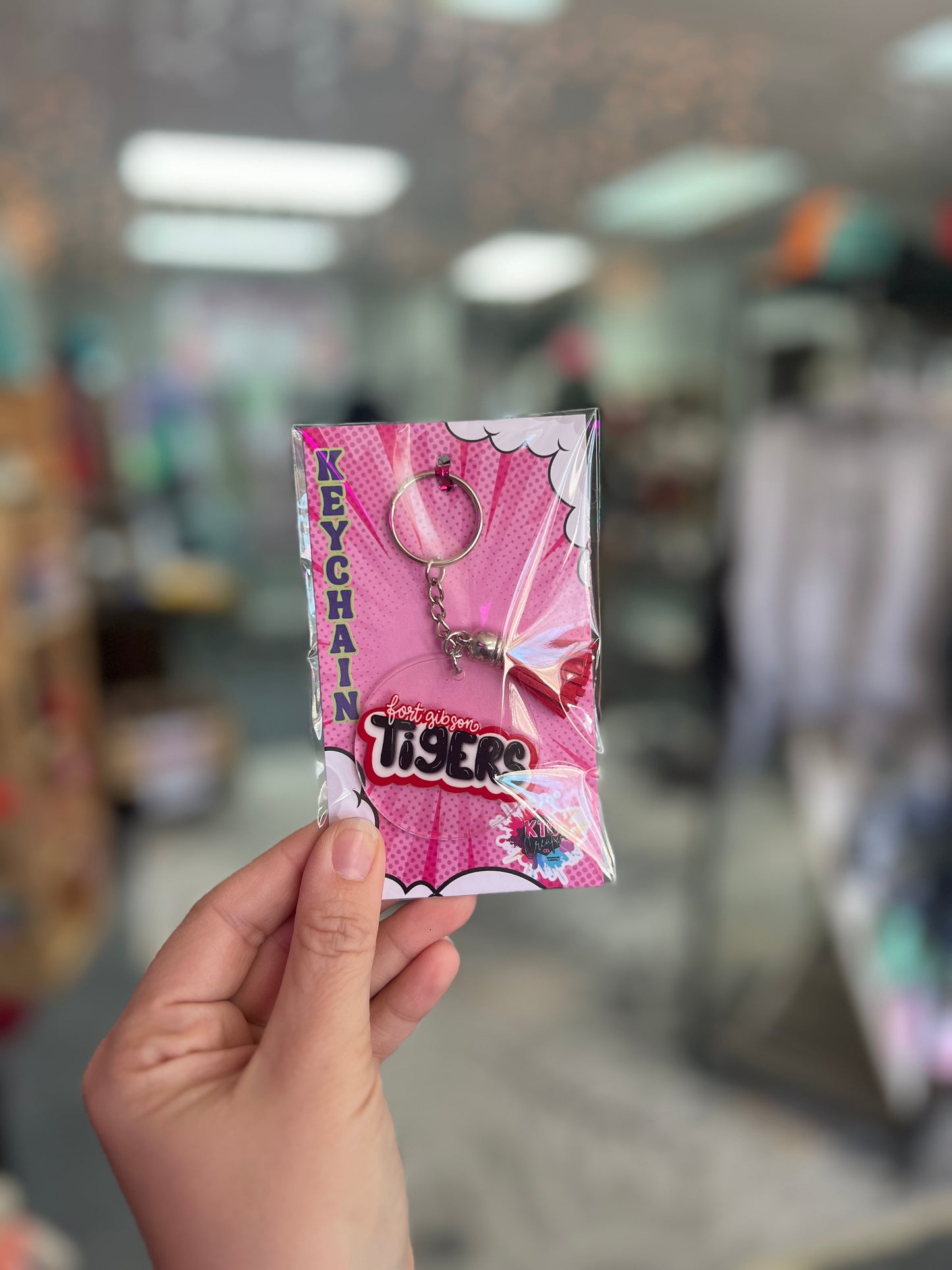 FTG Tigers Circle Keychain
