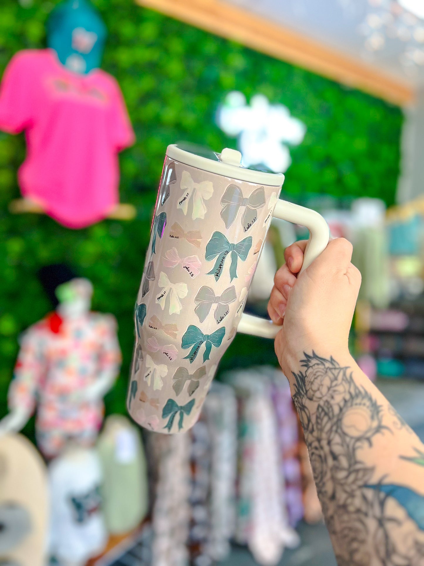 Bows & Bible Verses Tumbler