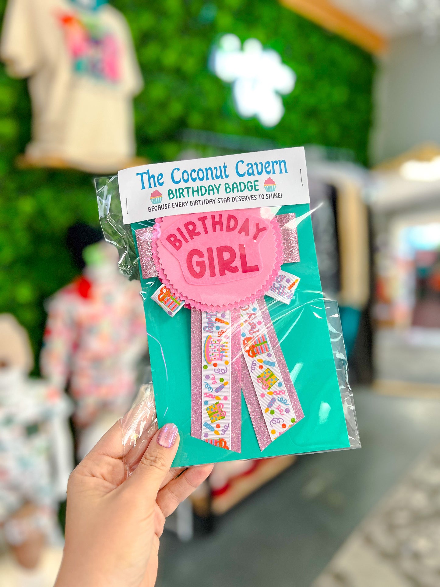 Birthday Badge - Birthday Girl - Pink/Birthday