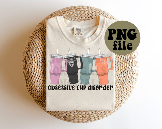 Obsessive Cup Disorder Digital Download | PNG File