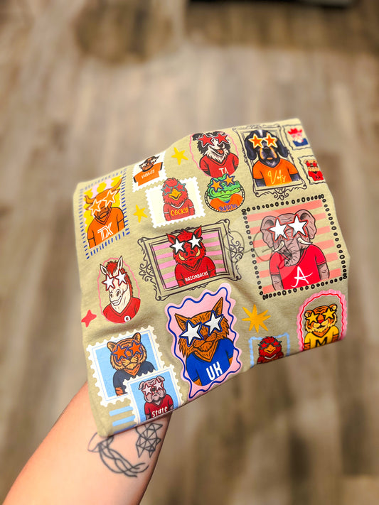 S E C Stamp Collage