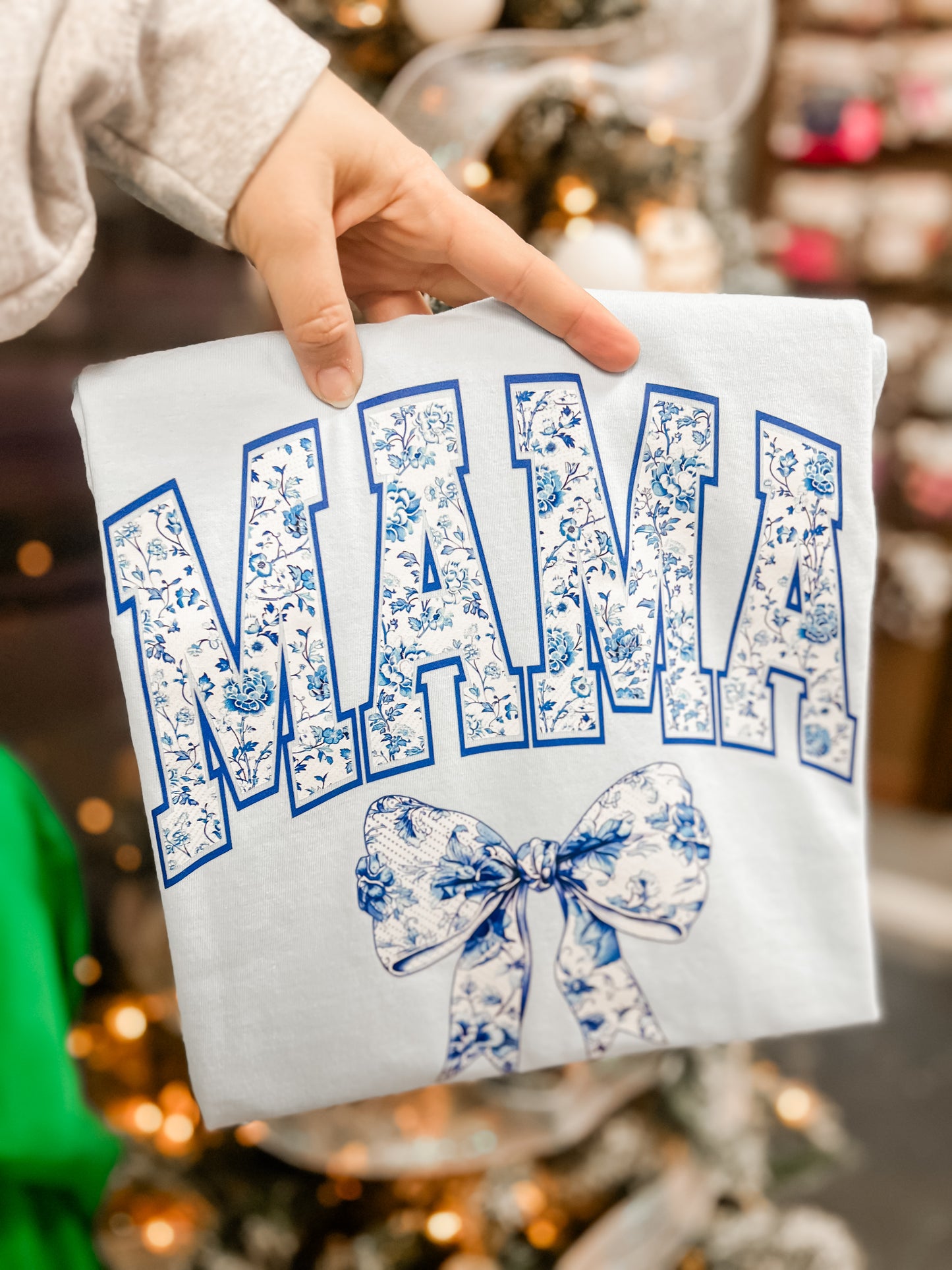 Blue Bow Mama