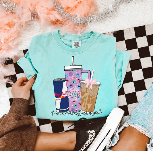 literally just a girl {rb,Stan,iced coffee}