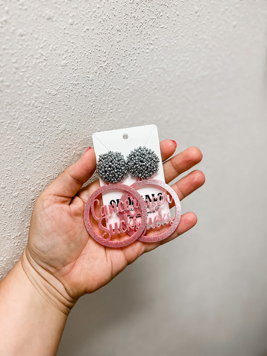 Cancer Sucks Earrings