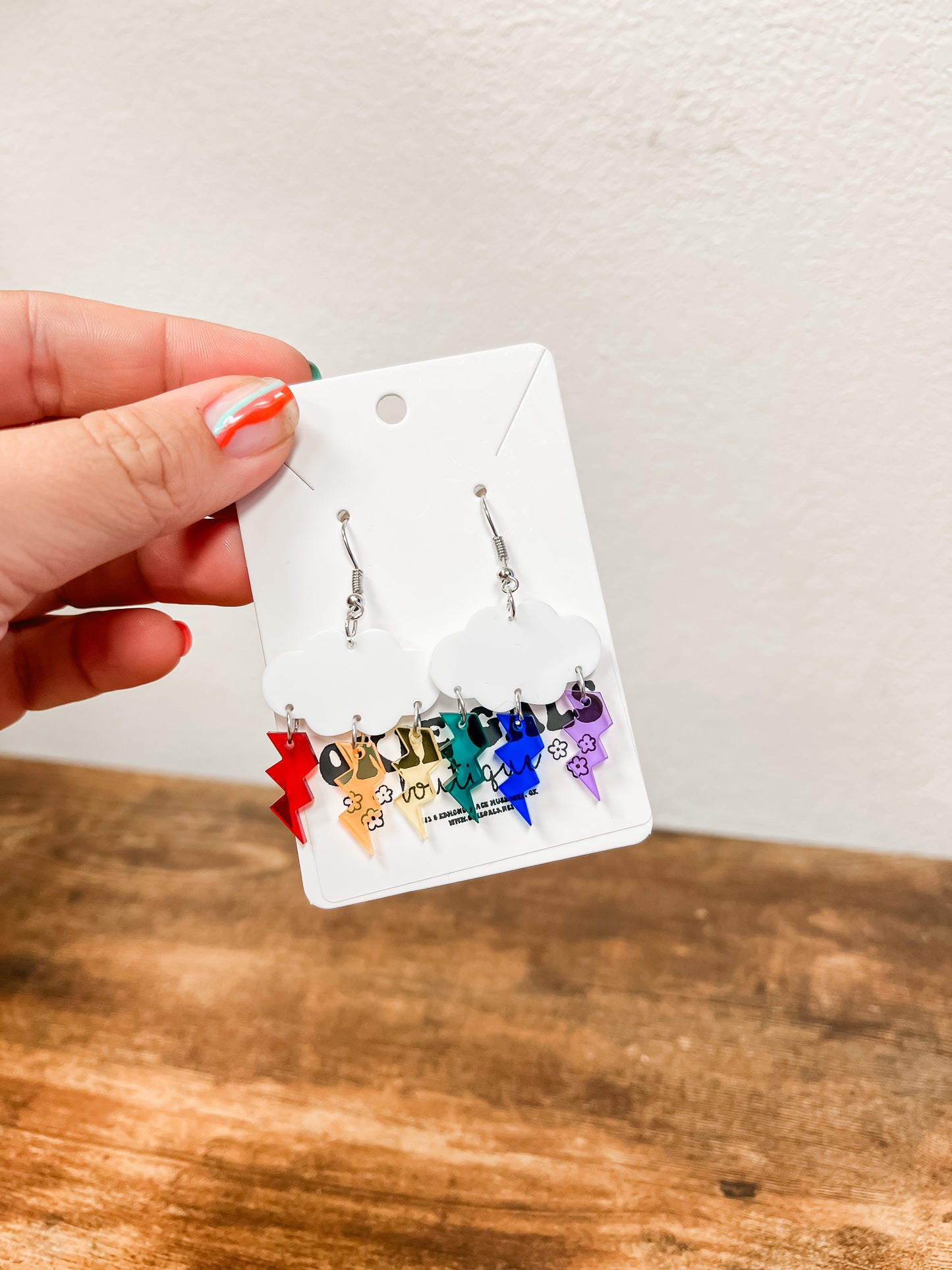 Rainbow Cloud Earrings
