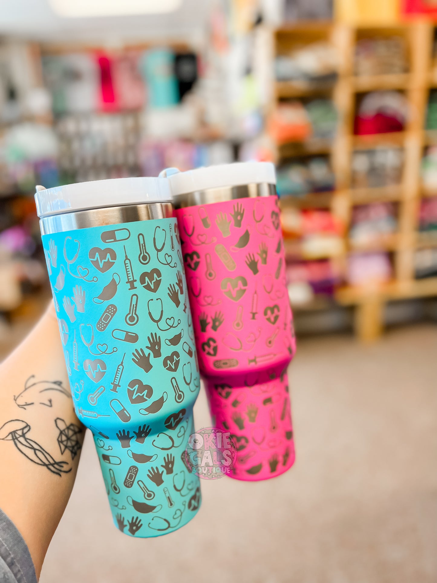 Engraved Nurse - 40 OZ