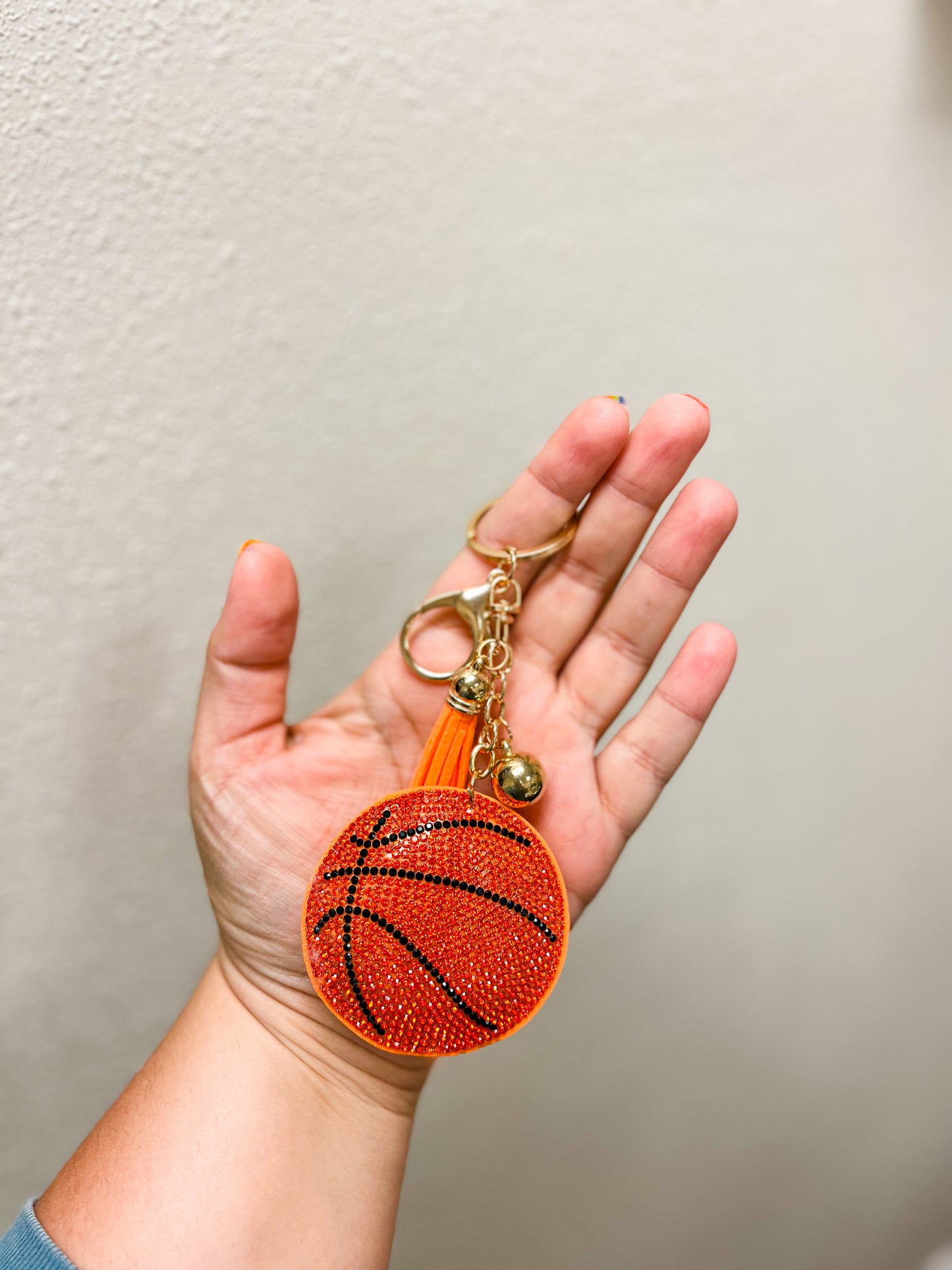 Stone Basketball Keychain