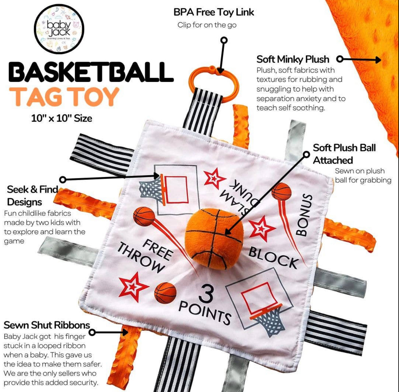 BASKETBALL STROLLER TOY