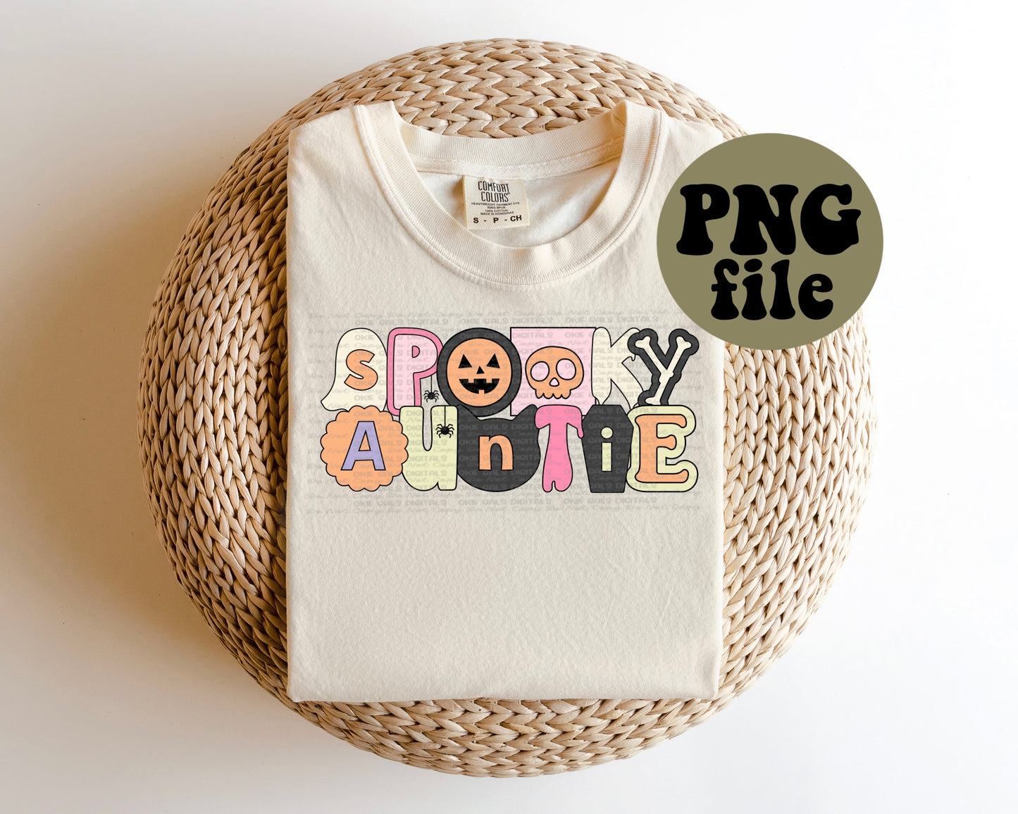 Spooky Auntie Digital Download | PNG File