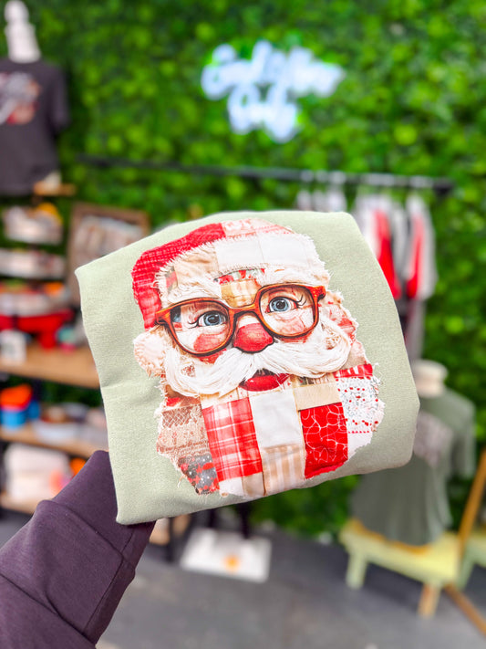 Patchwork Santa SW