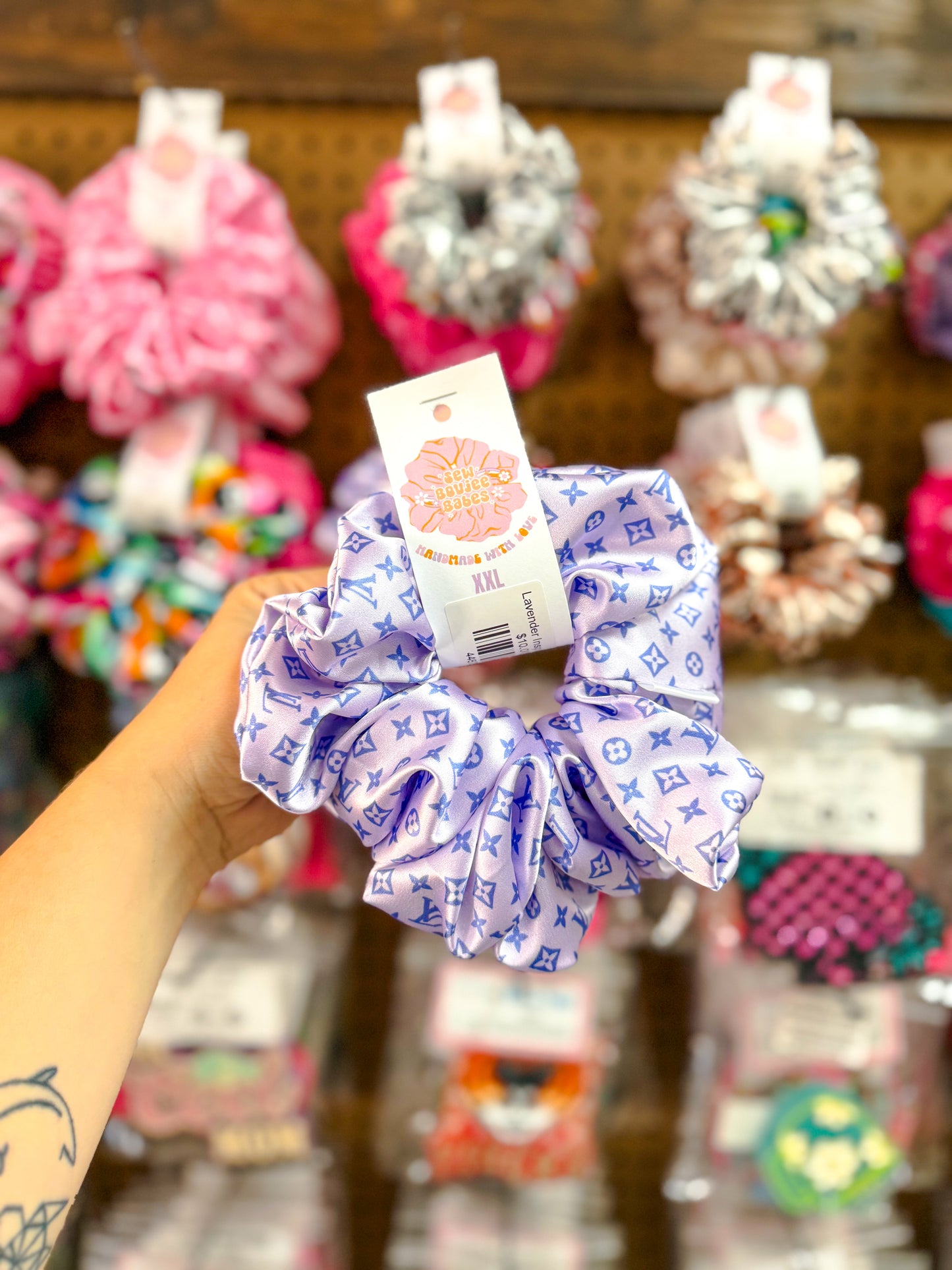 Lavender Inspired Scrunchie