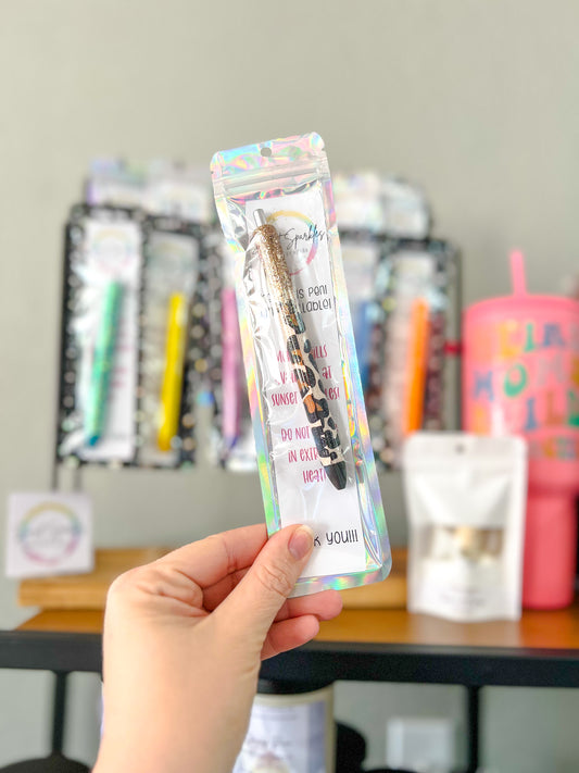 Pens - Gold Cheetah