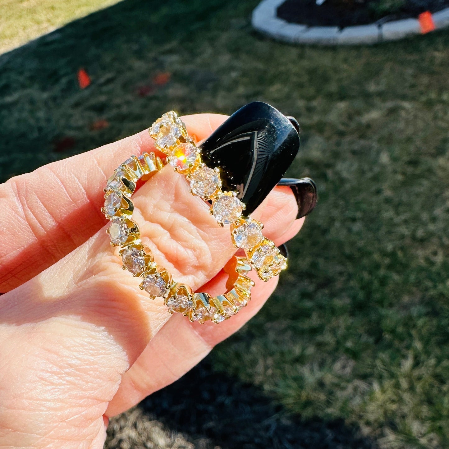 Brielle Luxe Hoop Earrings