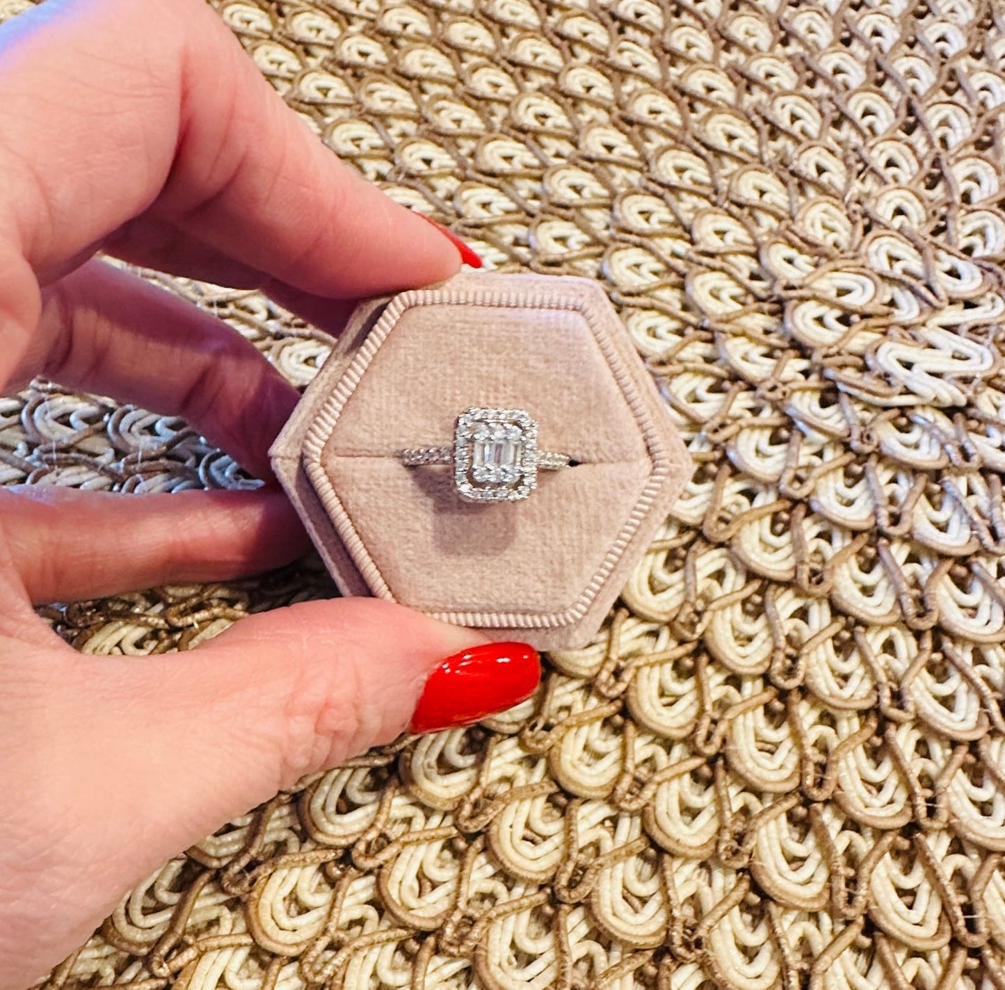 Modern Grace Emerald Cut Ring