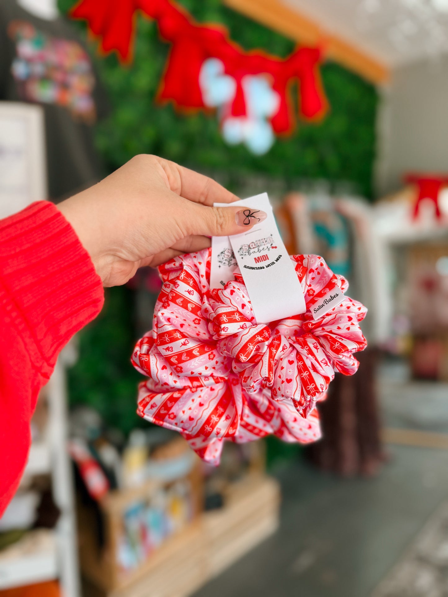 Bows/Hearts/Stripes Scrunchie