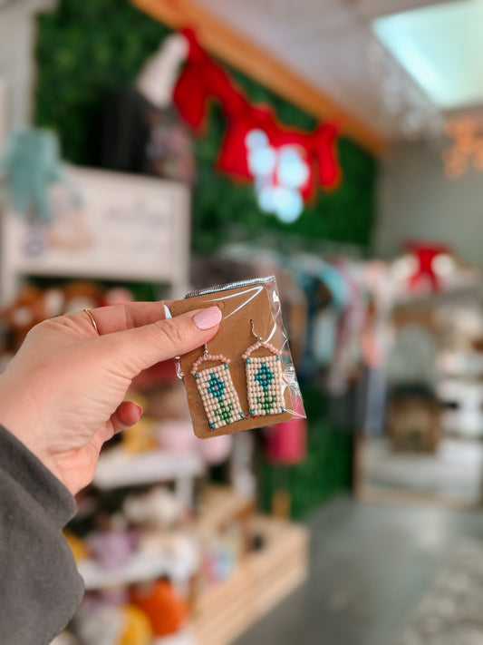 Turquoise Flower Design {med}