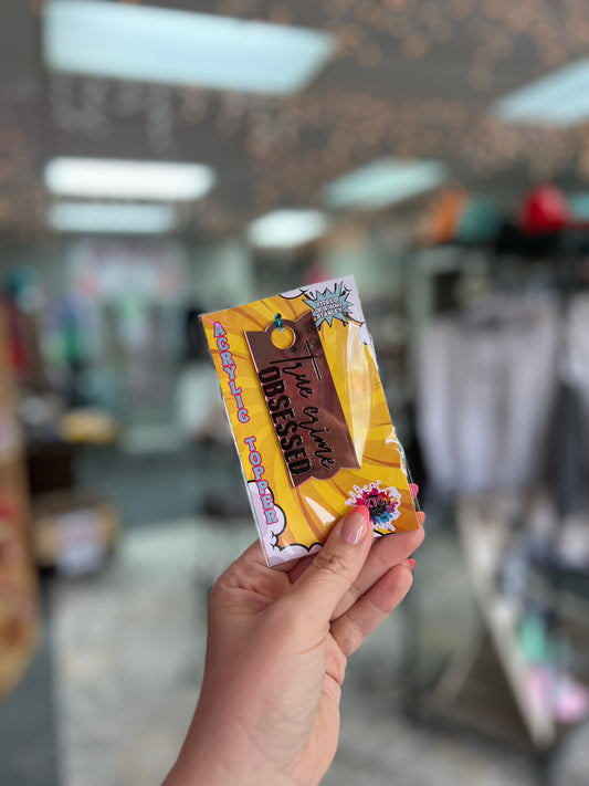 True Crime, mirror Acrylic Toppers (40oz)