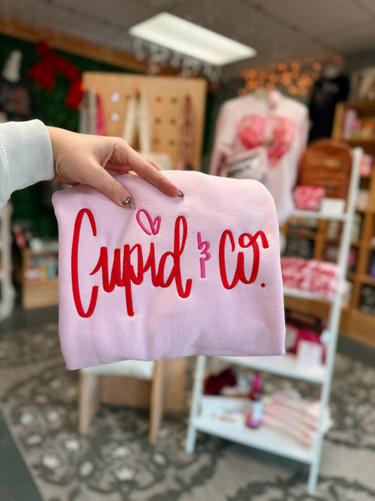 CUPID AND CO. EMBROIDERED - Lt Pink SW