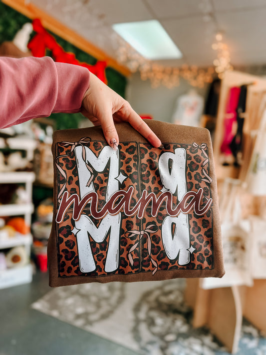 Leopard Mama - Army Brown SW