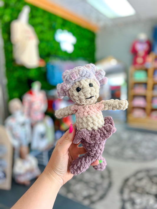 purple mini mermaid